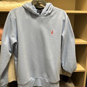 Johnnie-O Light Blue Hooded Sweatshirt
